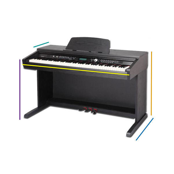 [6744] Digital piano cover clavinova cvp-605 4mm