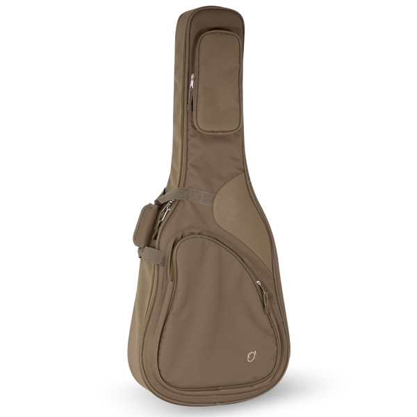 Funda Guitarra Acustica 20mm PE Ref. 49-B Mochila Con Logo Ortola 020 - Marron