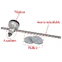 9576 Maza Pedal Bombo Aluminio Ajustable Santafe Sj1575 - material.webp