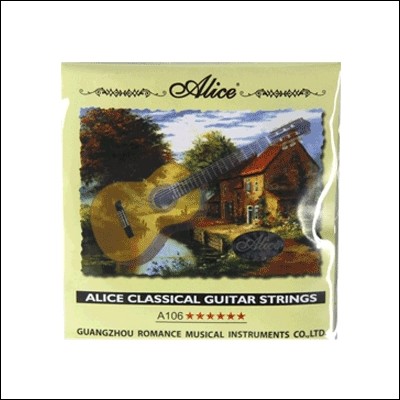 Juego Cuerdas Guitarra Clasica A106 Alice 099 - Standard