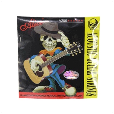 Juego Cuerdas Guitarra Acustica A206 Alice 099 - Standard