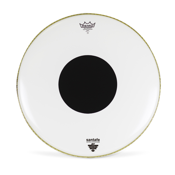 Parche 10&quot; Black-Center Blanco 25.4Cm Ref. 10020