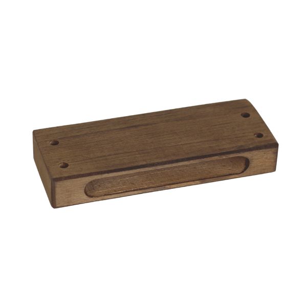 Wood Block Special 1 Hole Colour Walnut Ref. 03062