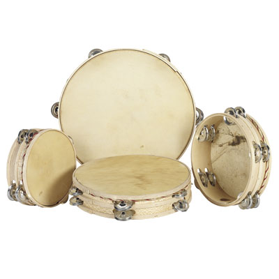 Tambourine double stitched 17 cm ref. 01360