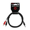 Cable Audio Ye-364-0.15mm Mini Jack M - 2 Rca