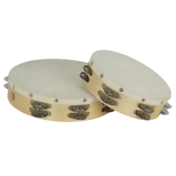 Tambourine double 25 cm p/skin    ref. vh01340