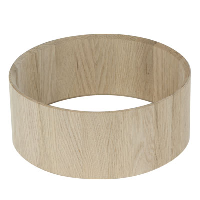 Solid shell 100% oak 14&quot;x7&quot;x12mm p01575