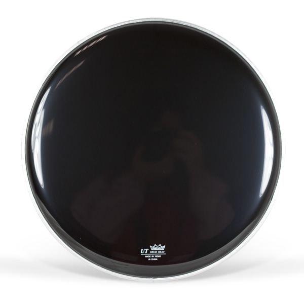 Drumhead 8&quot; ut ebony standard aut-0008-ed