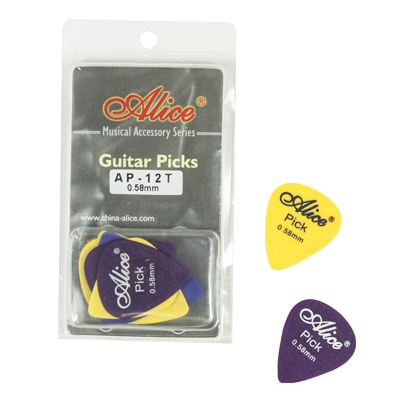 Delrin picks 0.58mm clamshell ap12058t