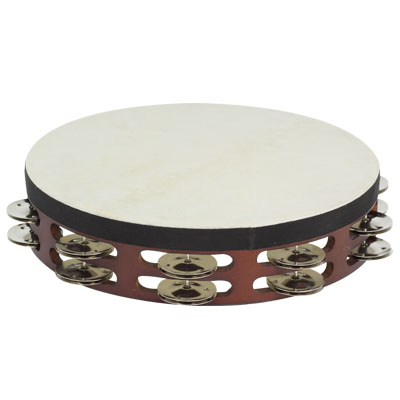 Tambourine  with head double jingles stf5065