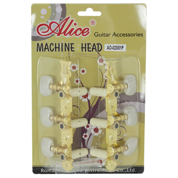 Gold plated 3 machine head a0-020b1p