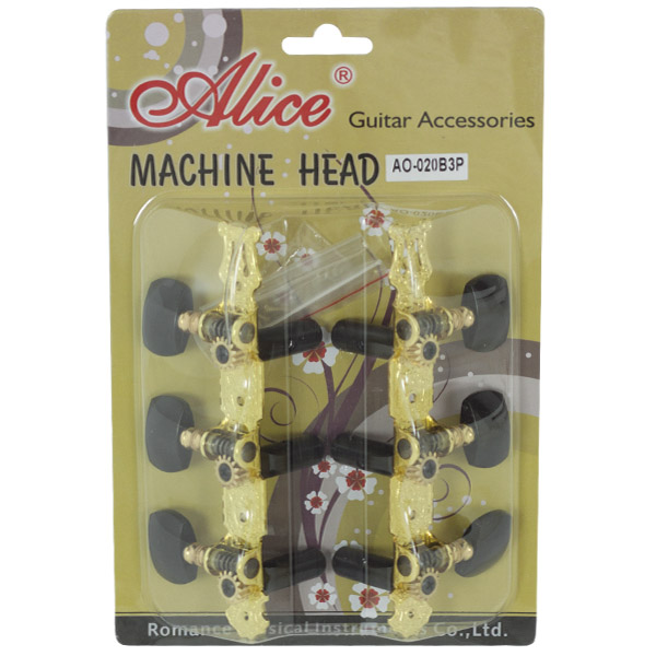 Gold-plated 3 machine head ref. a0-020b3p