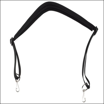 [1442-001] Ref. 710 Padded Child Bass Drum Strap (001 - Black)