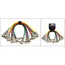 Juego 6 Cables Ipv6-243-0.18M Jack Ang - Jack Ang 24