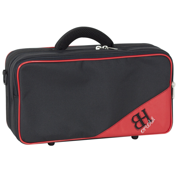 Estuche Clarinete Aleman Hb182 Mochila Ortola Negro y Rojo