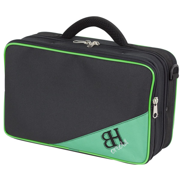 Estuche Clarinete Sib Hb181 Mochila Ortola Negro y Verde