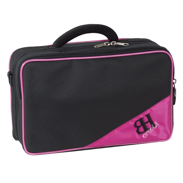 Estuche Clarinete Sib Hb181 Mochila Ortola Negro y Fucsia