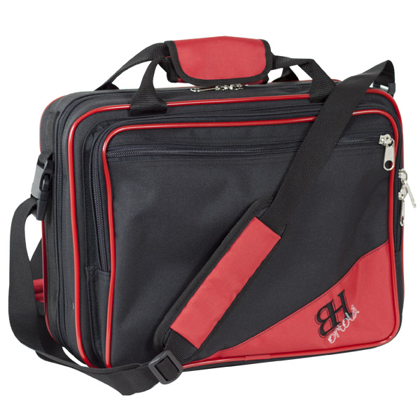 [5690-200] Clarinet case ref. hb186 (200 - Black vies red)