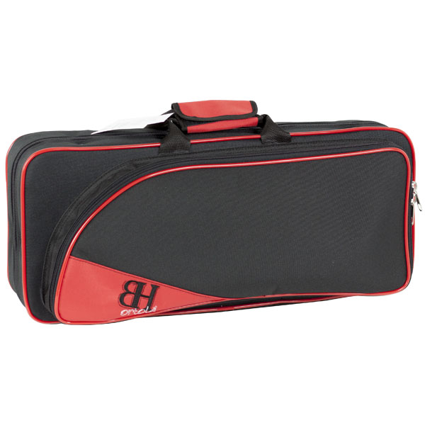 [5697-200] English horn case ref. 129hb (200 - Black vies red)