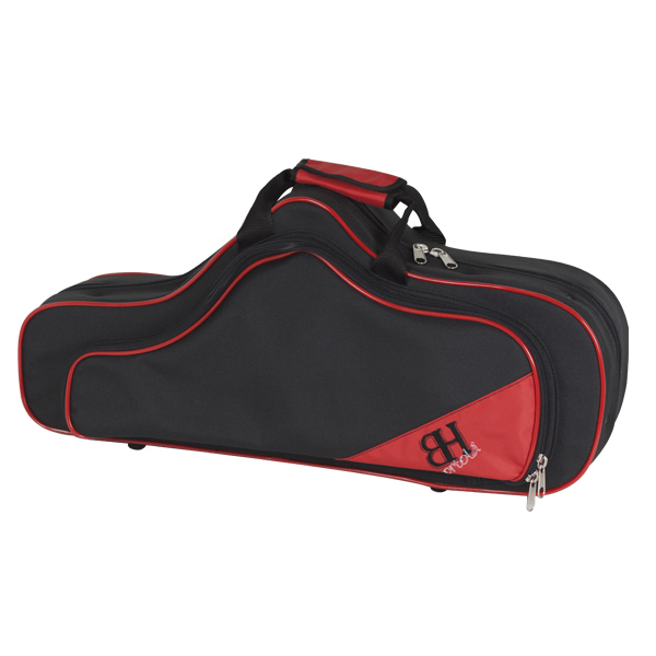 [5708-200] Alto saxophone case ref. 113hb shaped (200 - Black vies red)