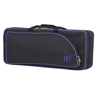 Estuche Saxo Alto + Soprano Hb126 Ortola Negro y Morado