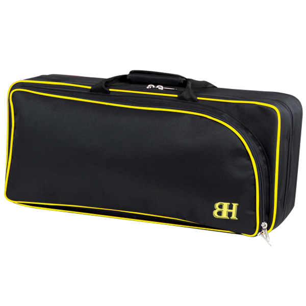 Estuche Saxo Alto + Soprano Hb126 Ortola Negro y Amarillo