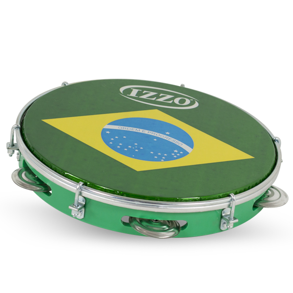 Pandeiro 10&quot; Abs P/Brasil Izzo Ref. Iz3438