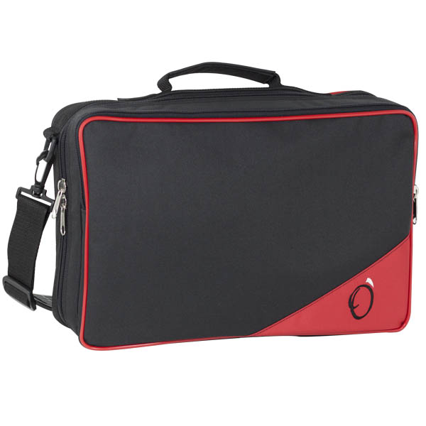 Funda Para Estuche Clarinete Ref. 99 Mochila Ortola 200 - Negro v.rojo