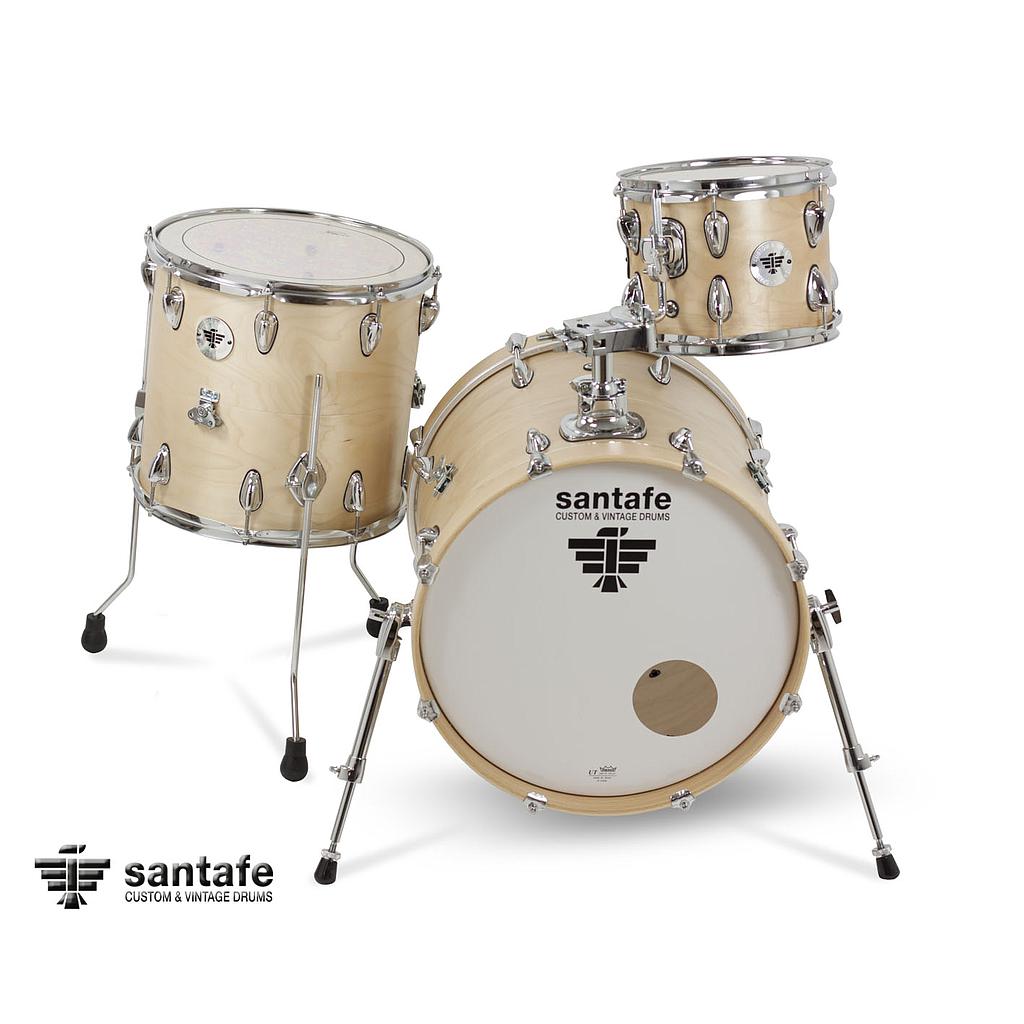 Set Compact Santafe 18X15/14X14/10X8 Sc0001 Santafe Drums Natural Sunburst Nogal