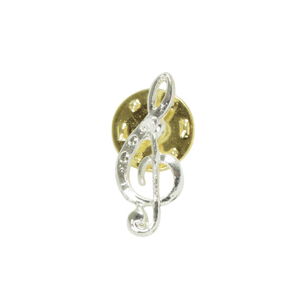 Treble clef pin ftp016