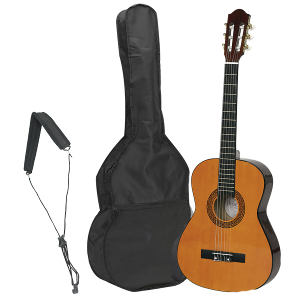Pack Guitarra Clsica + Funda + Cordn + Afinador Delacrus 099 - Standard