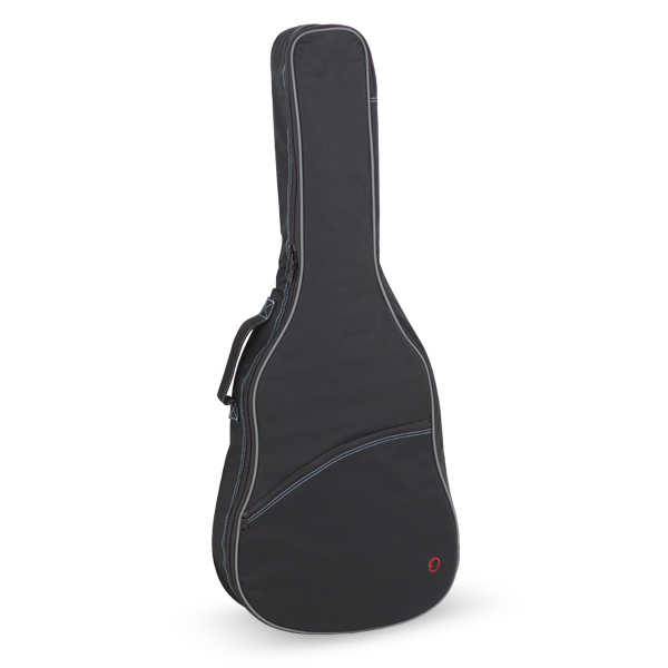 Funda Guitarra Cadete 3/4 33 Mochila con Logo Ortola Negro y Gris