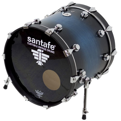 Bombo Abd Custom 22X18 Sm0520 Santafe Drums Rojo Vino