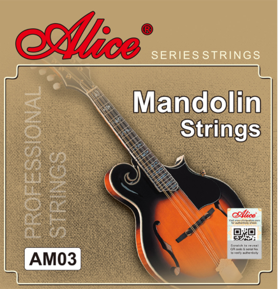 Juego Cuerdas Mandolina AM03 Alice 099 - Standard