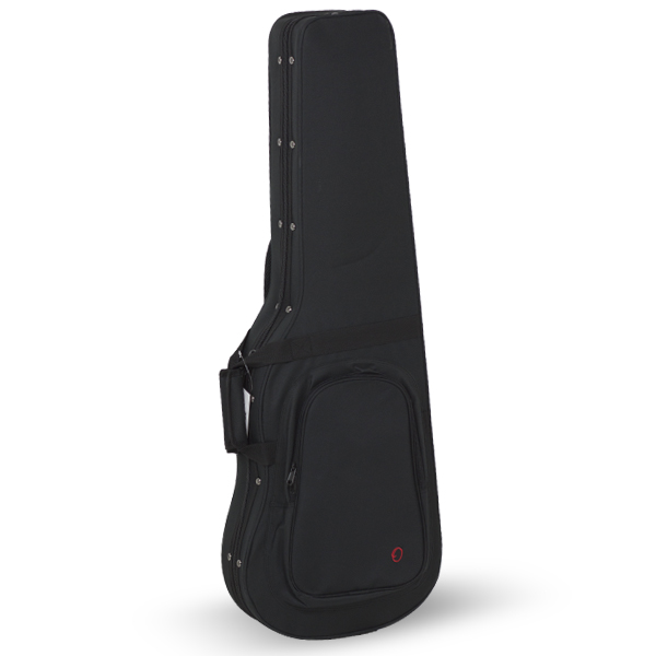 Estuche Guitarra Electrica Styrofoam Ref. Rb722 Interior Azul Sin Logo Ortola 001 - Negro