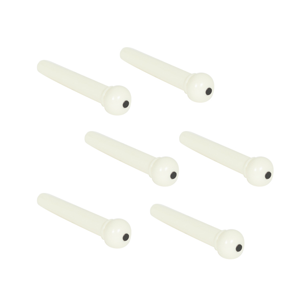 Set 6 Pivotes PVC Guitarra Acústica Ref. A021Ivy/6pvc