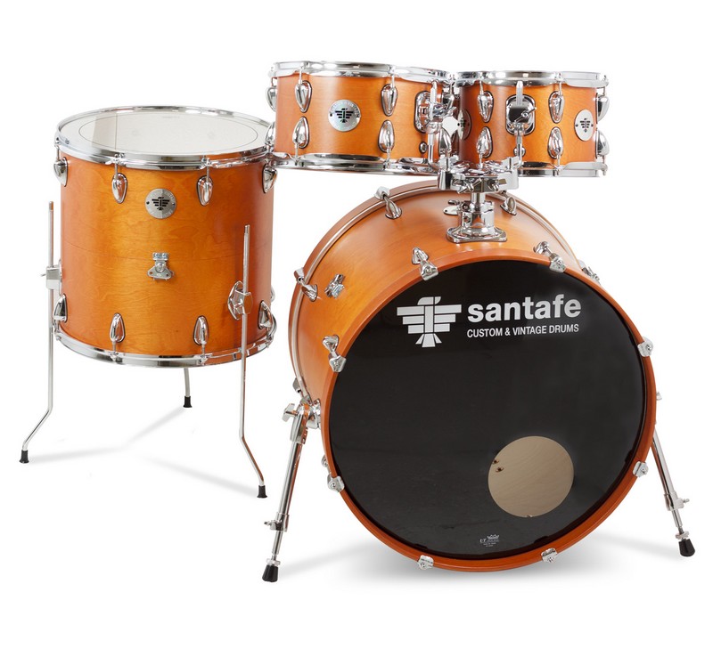 Set Compact 20X17/16X15/12X7/10X7 Sc0008 Santafe Drums Negro