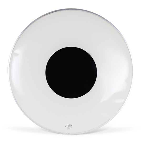 Parche 8&quot; Ut Blanco Centro-Negro Aut-0208-Ct