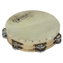 [4745] Tambourine double 20 cm     p/skin    ref. vh01330