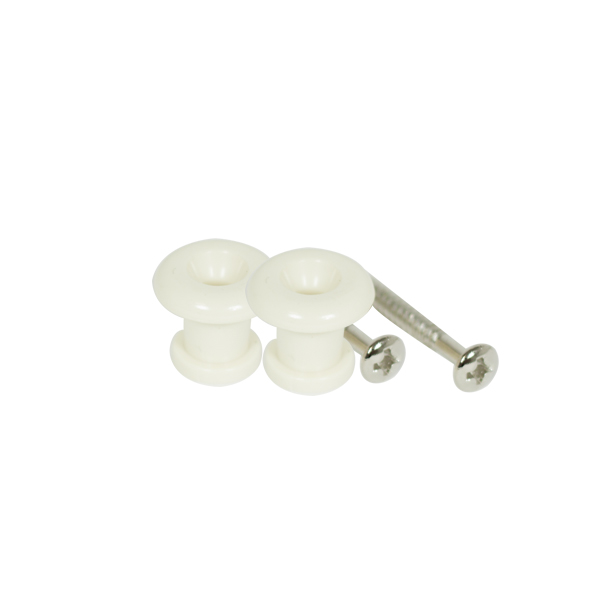 [8656] Set 2 Botones Para Sujetar Bandoleras Con Tornillo Ref. A024Ivy/2Psc