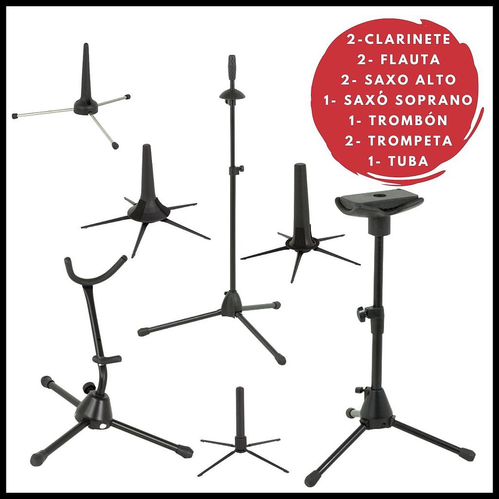 [8671] Kit Pack Soportes Instrumentos Viento