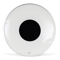 [8820] Parche 8&quot; Ut Blanco Centro-Negro Aut-0208-Ct